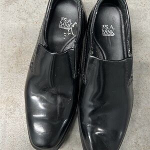 Jos. A. Bank Men's Glossy Black Loafers